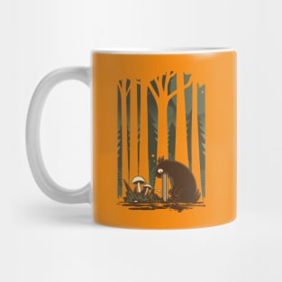 A cute monster trippin in the forest Mug